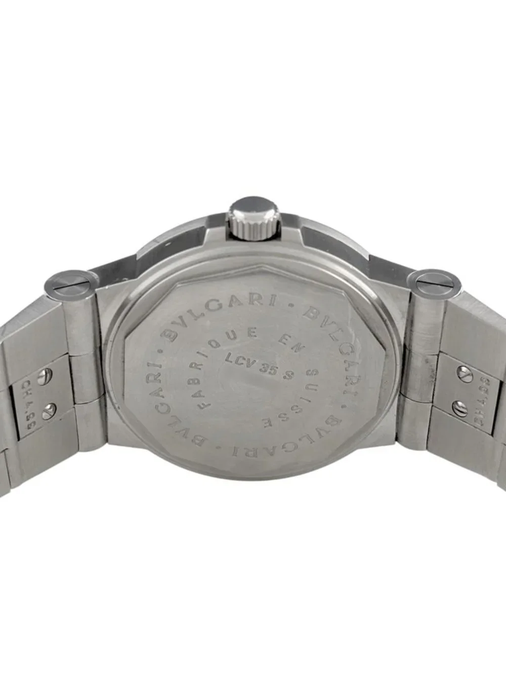 Bvlgari Diagono Watch SS Automatic Winding Black